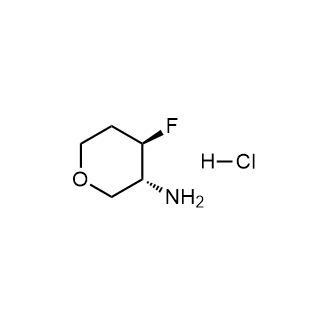 (3R,4R)-4-氟四氢-2H-吡喃-3-胺盐酸盐结构式