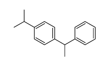 1-(1-phenylethyl)-4-propan-2-ylbenzene结构式