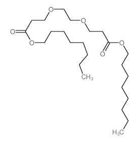 Propanoic acid,3,3'-[1,2-ethanediylbis(oxy)]bis-, dioctyl ester (9CI) Structure