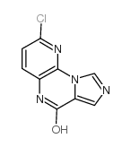 2-CHLOROIMIDAZO[1,5-A]PYRIDO[3,2-E]PYRAZIN-6-OL Structure