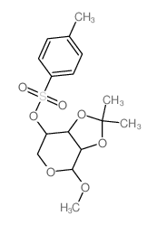 a-L-Lyxopyranoside, methyl2,3-O-(1-methylethylidene)-, 4-methylbenzenesulfonate (9CI) Structure