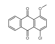 1-chloro-4-methoxy-anthraquinone结构式