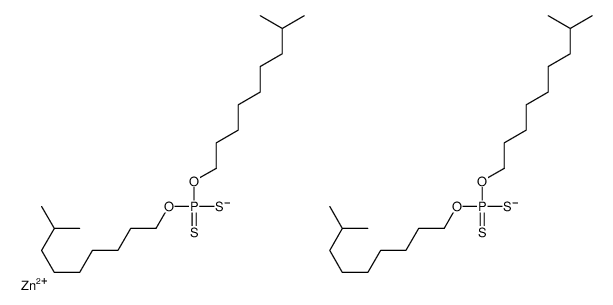 二异癸基二硫代膦酸锌结构式