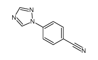 4-(1H-1,2,4-噻唑-1-基)苯甲腈结构式