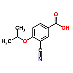 3-Cyano-4-isopropoxybenzoic acid Structure