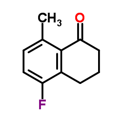 5-Fluoro-8-methyl-3,4-dihydro-1(2H)-naphthalenone Structure