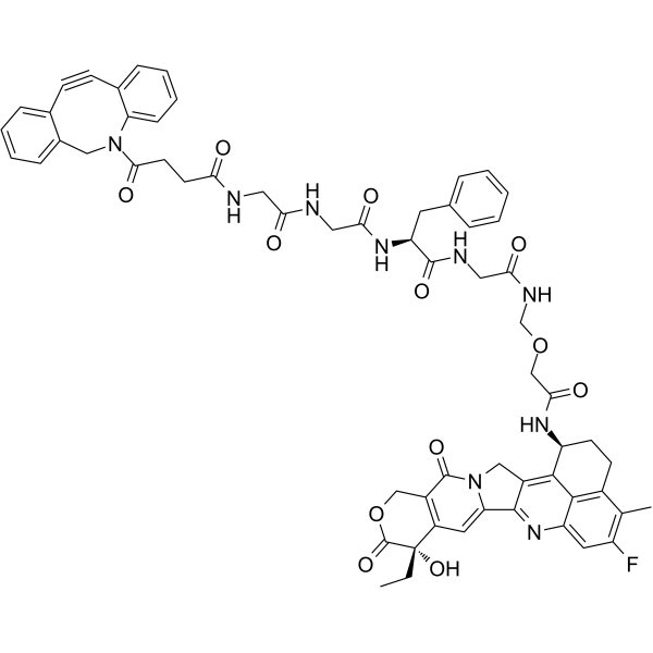 DIBAC-GGFG-NH2CH2-Dxd结构式
