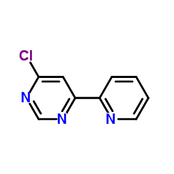 4-Chloro-6-(2-pyridinyl)pyrimidine结构式