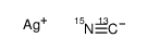 氰化银-13C,15N结构式