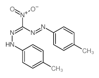 Methanone,[2-(4-methylphenyl)diazenyl]nitro-, 2-(4-methylphenyl)hydrazone structure
