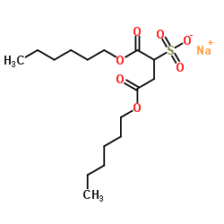 磺基丁二酸二己酯钠盐结构式