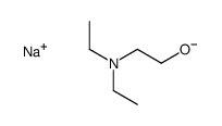 sodium 2-(diethylamino)ethanolate结构式