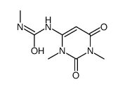 1-(1,3-dimethyl-2,6-dioxopyrimidin-4-yl)-3-methylurea结构式