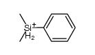 dimethyl-phenyl-silanylium Structure