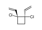 Cyclobutane, 1,2-dichloro-1,2-divinyl-, trans- Structure