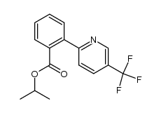 2-(5-Trifluoromethyl-pyridin-2-yl)-benzoic acid isopropyl ester Structure