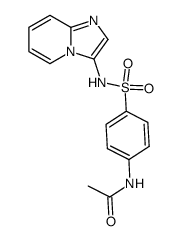 4-acetylamino-N-imidazo[1,2-a]pyridin-2-yl-benzenesulfonamide Structure