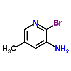 3-氨基-2-溴-5-甲基吡啶结构式
