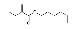 hexyl 2-methylidenebutanoate Structure