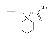 Cyclohexanol,1-(2-propyn-1-yl)-, 1-carbamate Structure
