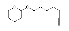 2-(hept-6-ynyloxy)tetrahydro-2H-pyran结构式