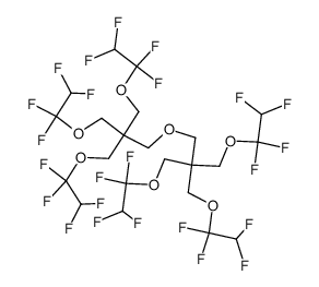dipentaerythritol hexakis(1,1,2,2-tetrafluoroethyl ether) Structure
