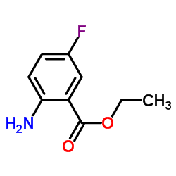 2-氨基-5-氟苯甲酸乙酯结构式