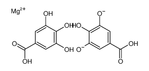 magnesium,4-carboxy-2,6-dihydroxyphenolate Structure