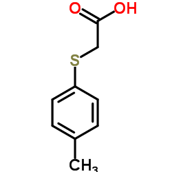 4-Methyl phenyl thioacetic acid Structure