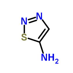 5-氨基-1,2,3-噻二唑结构式