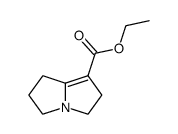 ethyl 2,3,5,6-tetrahydro-1H-pyrrolizine-7-carboxylate结构式