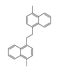 1,2-bis-(4-methyl-[1]naphthyl)-ethane结构式