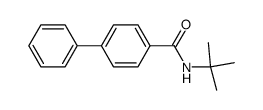 N-t-Butyl-4-phenylbenzamide Structure