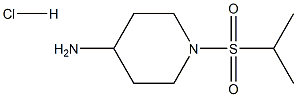 1-(丙烷-2-磺酰)哌啶-4-胺盐酸结构式