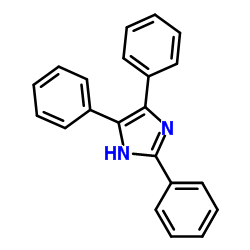 2,4,5-三苯基咪唑结构式