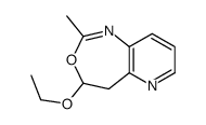 Pyrido[3,2-d][1,3]oxazepine, 4-ethoxy-4,5-dihydro-2-methyl- (9CI) Structure
