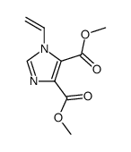 1-乙烯基-咪唑-4,5-二甲酸二甲酯结构式