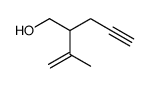 2-prop-1-en-2-ylpent-4-yn-1-ol结构式