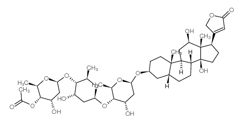 β-ACETYLDIGOXIN Structure