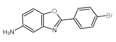 2-(4-溴苯基)-5-苯并噁唑胺结构式