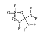 [chloro(fluoro)amino]-bis(difluoroamino)-fluorosulfonyloxymethane结构式