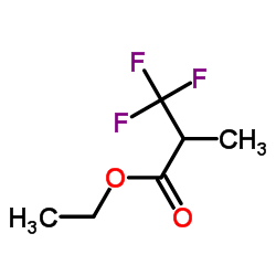 3,3,3-三氟-2-甲基丙酸乙酯结构式