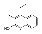 4-ethyl-3-methyl-1H-quinolin-2-one结构式