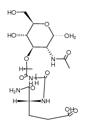 N-acetylmuramyl-L-alanyl-D-isoglutamine Structure