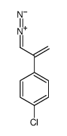 1-chloro-4-(3-diazoprop-1-en-2-yl)benzene结构式