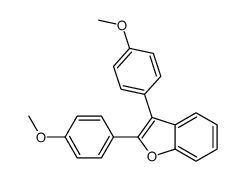 2,3-bis(4-methoxyphenyl)-1-benzofuran结构式