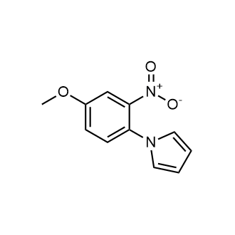 1-(4-甲氧基-2-硝基苯基)-1H-吡咯结构式