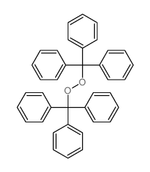 Peroxide,bis(triphenylmethyl) (9CI) Structure