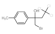 1-bromo-4,4,4-trichloro-2-(4-methylphenyl)butan-2-ol结构式