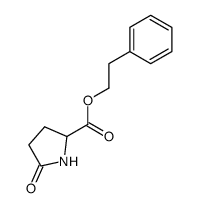 phenethyl 5-oxoprolinate structure